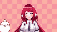Red Hair Anime Girl Smile Touhou Project