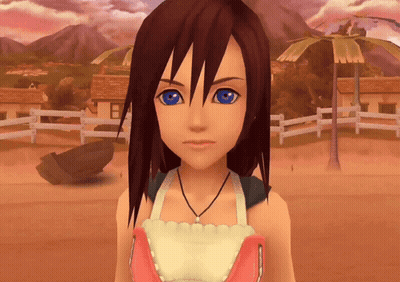 Red Hair Blue Eyes Girl At White Fence GIF