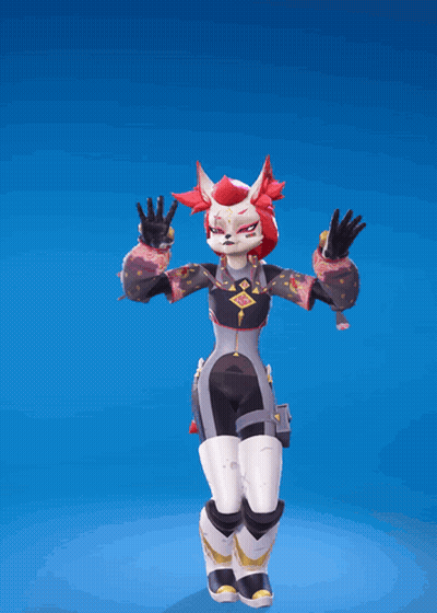 Red Hair Cartoon Character Dancing In White Pants GIF