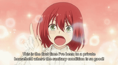 Red Hair Girl Says First Time Good Sanitary Condition GIF