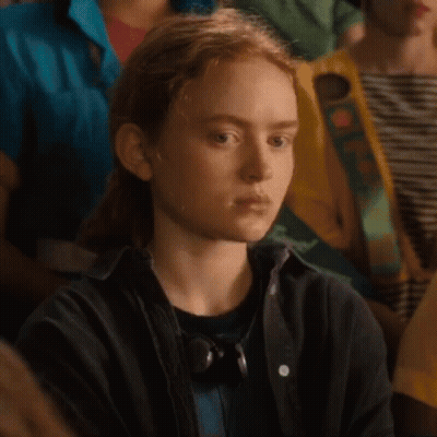 Red Hair Girl With Headphones And Black Jacket GIF