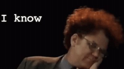 Red Hair Glasses Man In Suit Saying I Know GIF