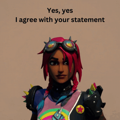 Red Hair Goggles Saying Yes Yes I Agree With Your Statement GIF