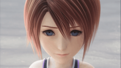 Red Hair Green Eyes Cartoon Kneeling GIF