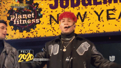 Red Hair Man Dancing At Planet Fitness Sign GIF