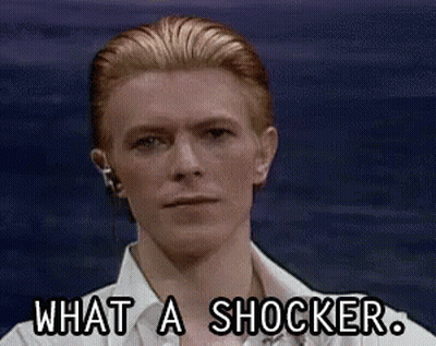Red Hair Man In White Shirt Says What A Shocker GIF