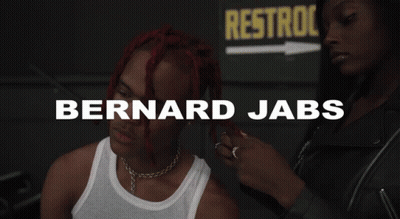 Red Hair Man With Choker Bernard Jabs GIF
