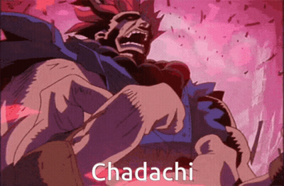 Red Hair Man With Word Chadachi GIF