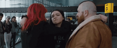 Red Hair Woman Wearing M. Gen. Tt Shirt GIF