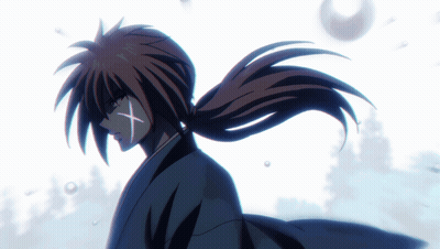 Red Haired Anime Character In Grassy Field GIF