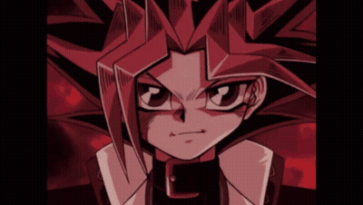 Red-Haired Anime Character With L On Neck GIF