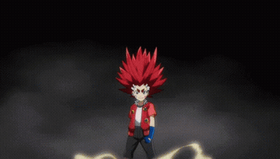 Red-Haired Boy Standing In Front Of Robot GIF