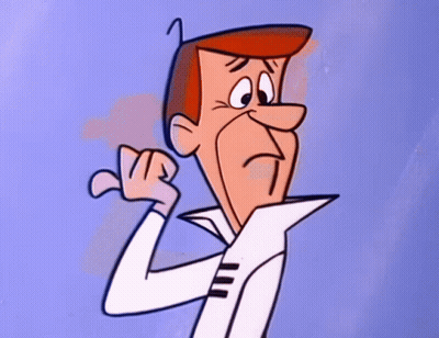 Red-Haired Cartoon Character Covering Ears GIF