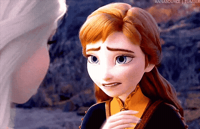 Red-Haired Cartoon Character Looking At Another GIF