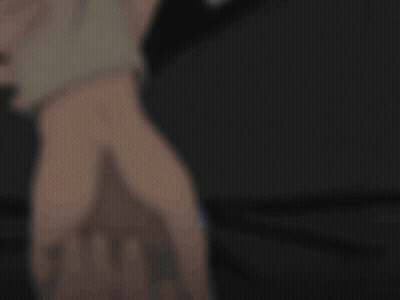 Red-Haired Girl Against Blue Sky And Clouds GIF