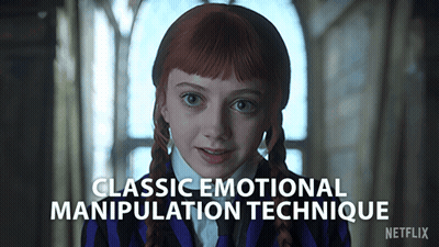 Red-Haired Girl Classic Emotional Manipulation Technique GIF