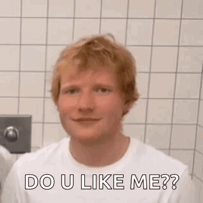 Red-Haired Man In Bathroom Asking Do U Like Me GIF
