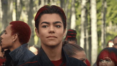Red-Haired Man In Front Of Crowd Disney+ GIF