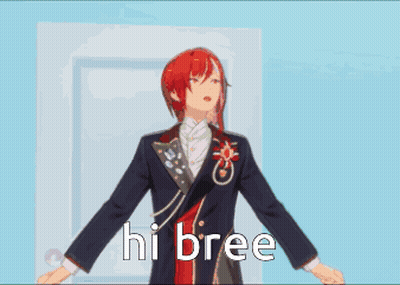 Red-Haired Man In Front Of Door Hi Bree GIF