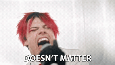 Red-Haired Man Singing Doesn't Matter GIF