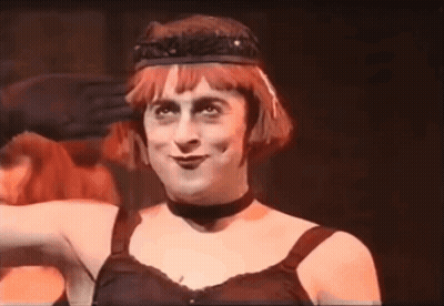 Red Haired Man With Choker Funny Face GIF