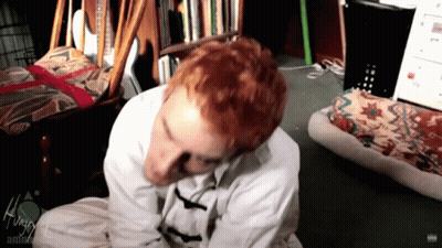 Red-Haired Person In White Shirt Saying Always GIF
