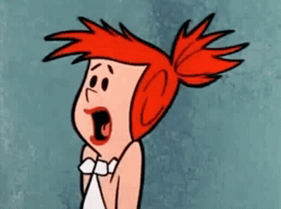 Red-Haired Surprised Cartoon Character GIF