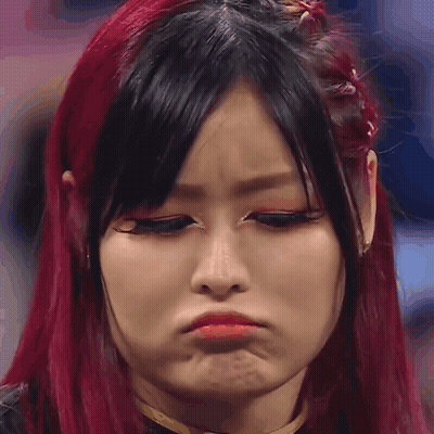 Red Haired Woman Making Funny Face GIF