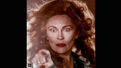 Red-Haired Woman Pointing At Camera GIF
