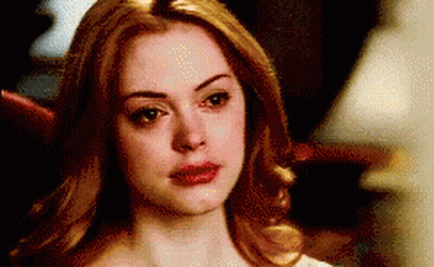 Red-Haired Woman Sad Look GIF