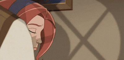 Red Haired Woman Sleeping GIF