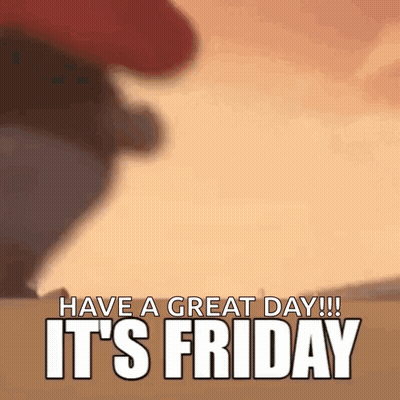 Red Hat Man Have a Great Day It's Friday