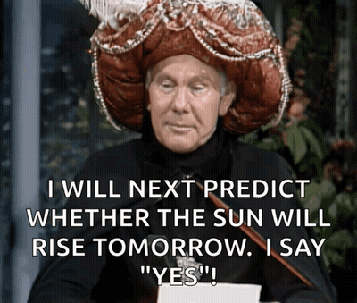 Red Hat Man Says Sun Will Rise Yes GIF