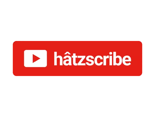 Red Hatzscribe Button Sticker