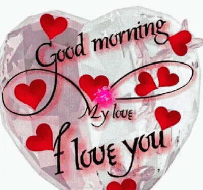Red Heart Balloon Good Morning My Love