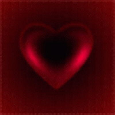 Red Heart Black Hole Center GIF
