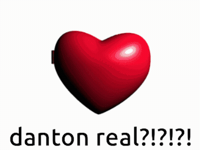 Red Heart Danton Real GIF