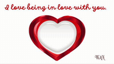 Red Heart I Love Being In Love GIF