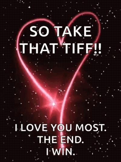 Red Heart I Love You Most I Win GIF