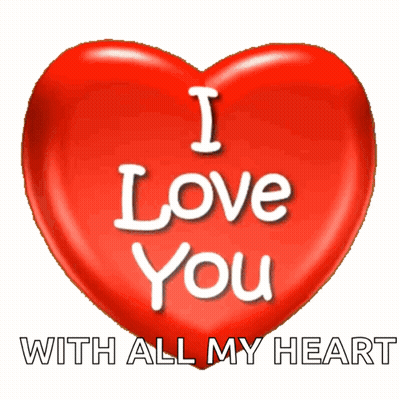 Red Heart I Love You With All My Heart GIF