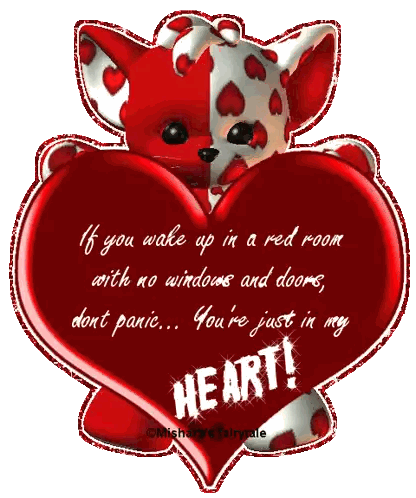 Red Heart If You Wake Up In Red Room Sticker