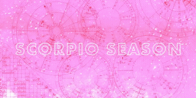 Red Heart On Pink Background With Stars GIF