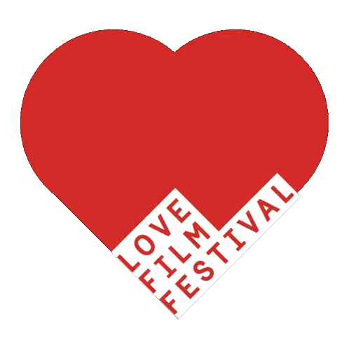 Red Heart Saying Del Love Film Festival Sticker