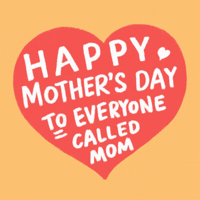 Red Heart Saying Happy Mother's Day GIF