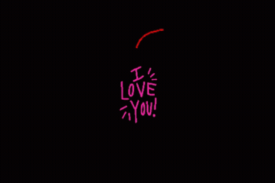 Red Heart Saying I Love You GIF