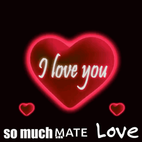 Red Heart Saying I Love You GIF