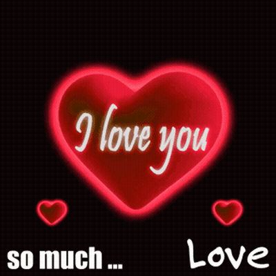 Red Heart Saying I Love You GIF