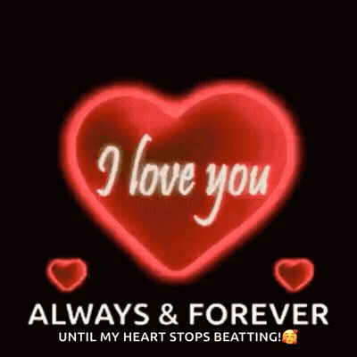 Red Heart Saying I Love You GIF