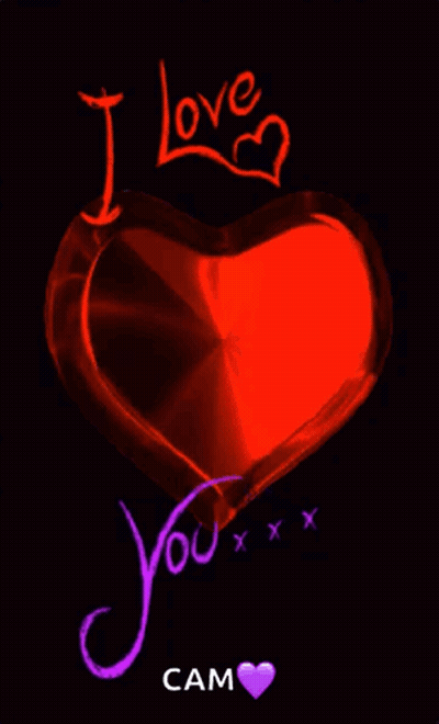 Red Heart Saying I Love You GIF