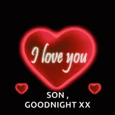Red Heart Saying I Love You GIF